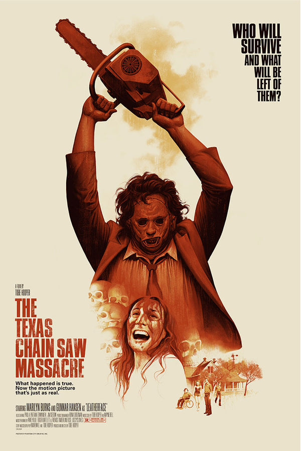 Texas Chainsaw Massacre by Phantom City Creative, 24" x 36" Screen Print
