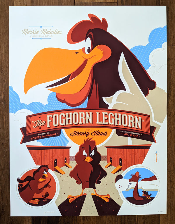 Foghorn Leghorn by Tom Whalen