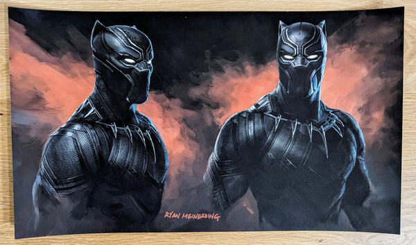 Black Panther by Ryan Meinerding,  Fine Art Giclee