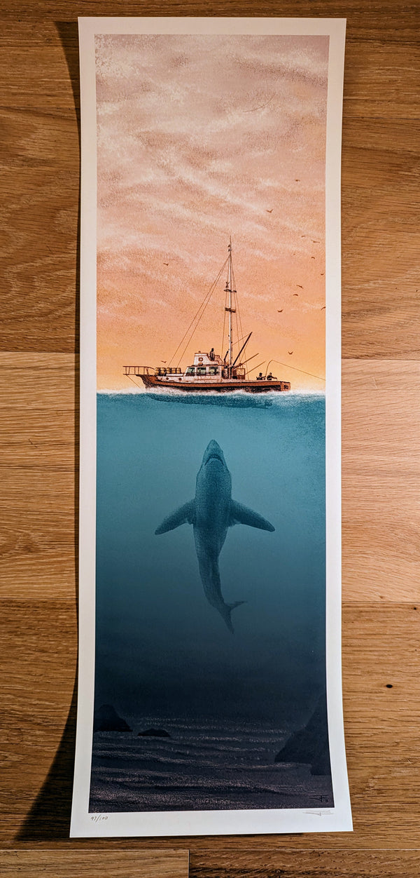 Jaws (The Invasion 8x24 Signed AP) by JC Richard