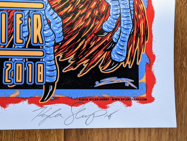 Mastodon Portland 2018 (Band Signed) by Kyler Sharp