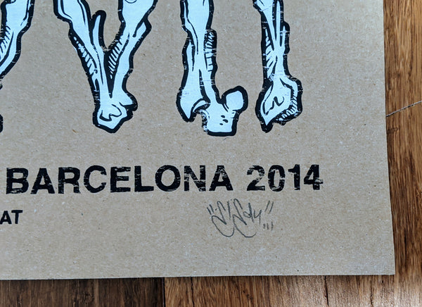 Mastodon Barcelona 2014 (Band Signed) by Eledu