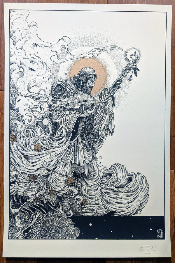 The Grey Wizard (ivory variant) by Richey Beckett
