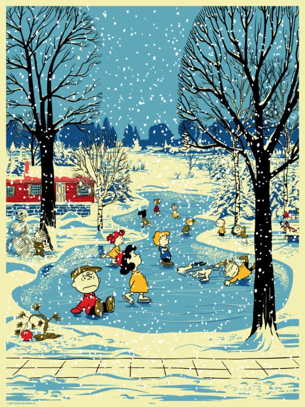 Peanuts (Winter) by Raid71, 18" x 24" Fine Art Giclee