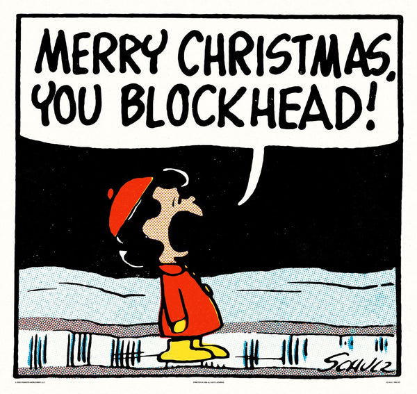 Peanuts Merry Christmas You Blockhead! by Charles Schulz