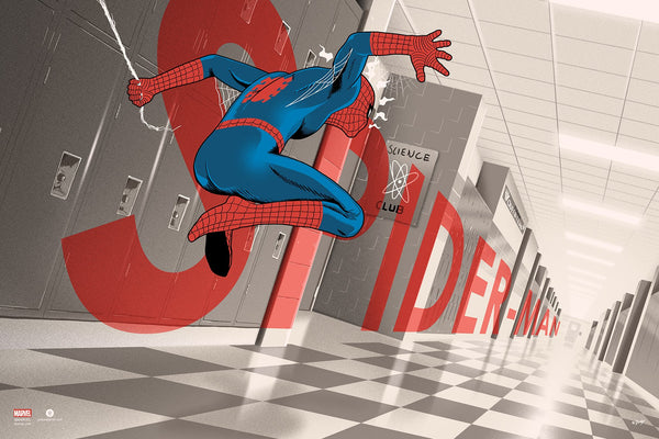 Spider-Man by Doaly, 24" x 15.5" Screen Print