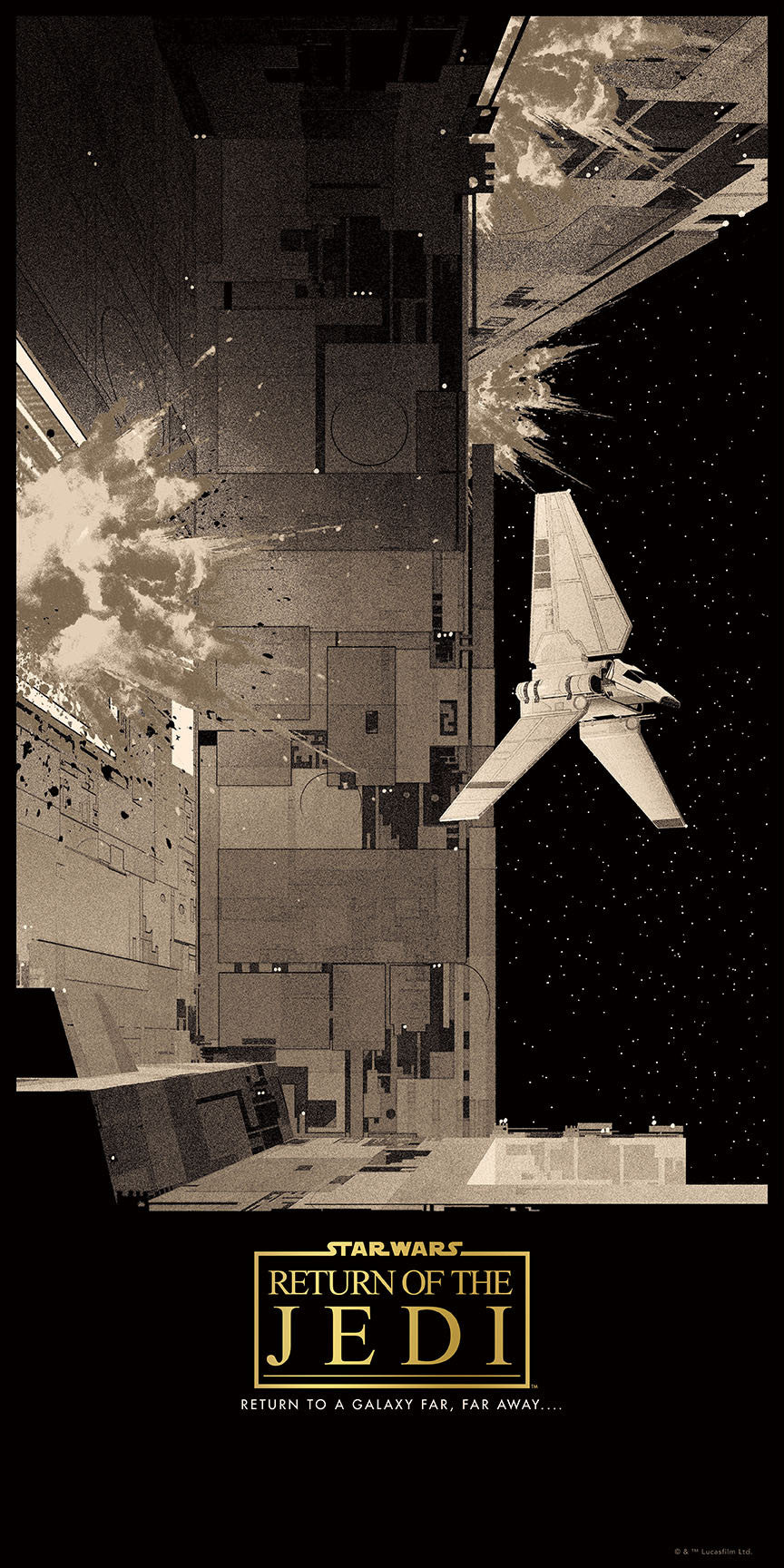 Star Wars Return of the Jedi by Matt Ferguson | Movie Poster | Screen ...