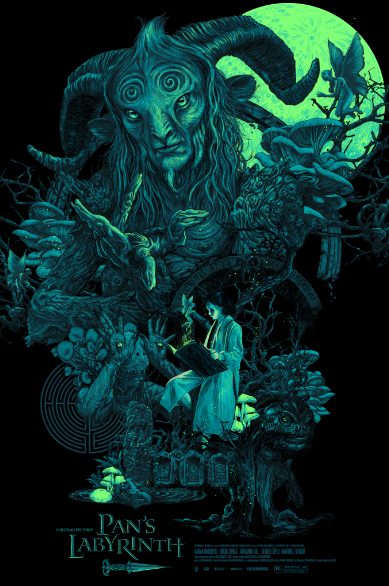 Pan's Labyrinth by Vance Kelly, 24" x 36" Screen Print