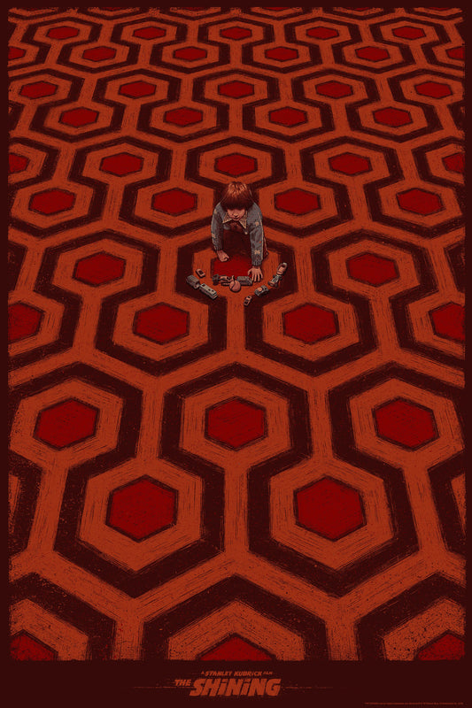The Shining (red variant) by Bartosz Kosowski, 24" x 36" Screen Print