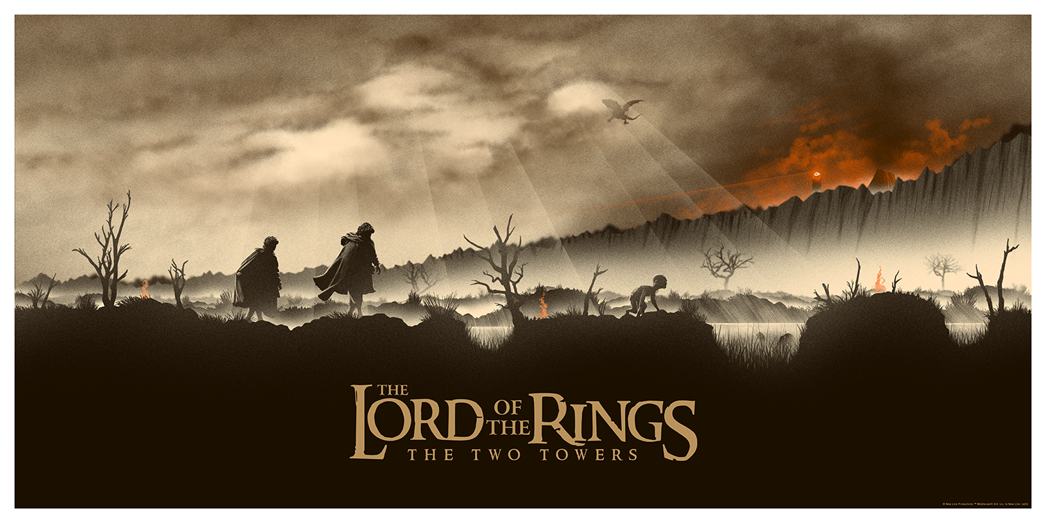 lord of the rings two towers poster