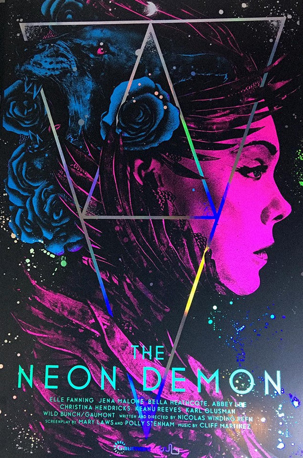 The Neon Demon (Black Rainbow Foil Variant) by Nikita Kaun
