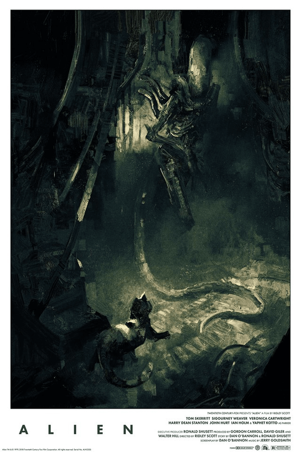 Alien by Karl Fitzgerald, 24" x 36" Screen Print
