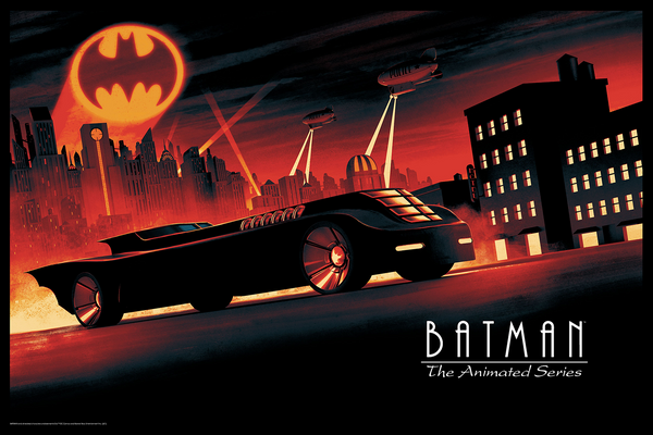 Batman: The Animated Series by Matt Ferguson, 36" x 24" Screen Print
