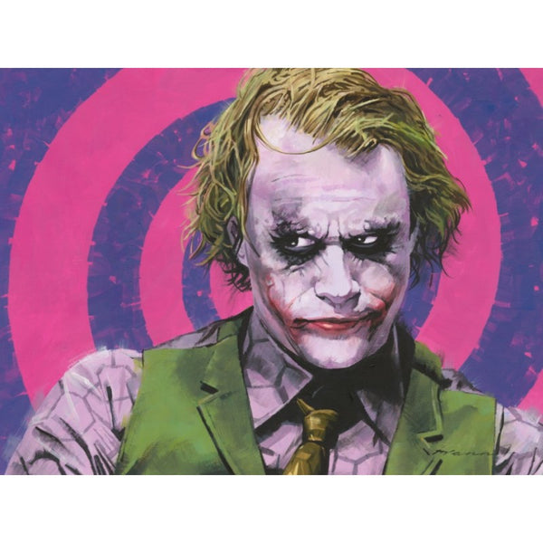 Batman Dark Knight Joker by Paul Mann, 12" x 16" Fine Art Giclee