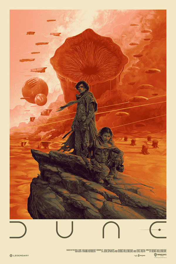Dune Arrakis Variant by Gabz, 24" x 36" Screen Print