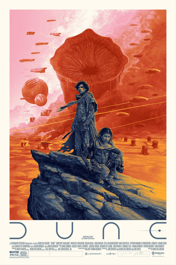 Dune by Gabz, 24" x 36" Screen Print