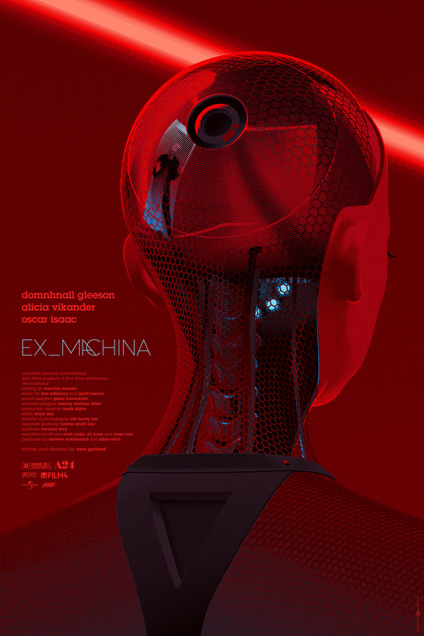 Ex Machina by Laurent Durieux, 24" x 36" Screen Print