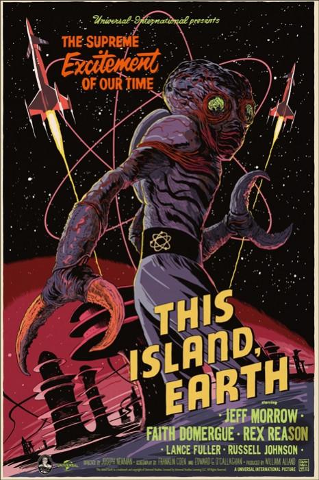 This Island Earth by Francisco Francavilla, 24" x 36" Screen Print