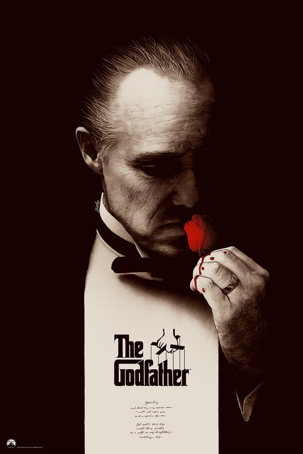 The Godfather (Variant) by Gabz, 24" x 36" Screen Print