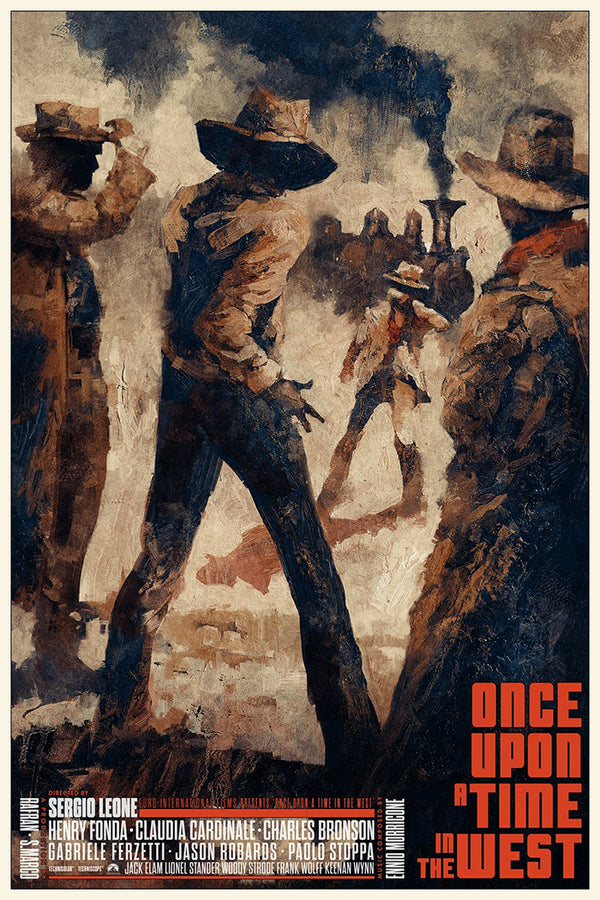 Once Upon a Time in the West by Karl Fitzgerald, 24" x 36" Screen Print