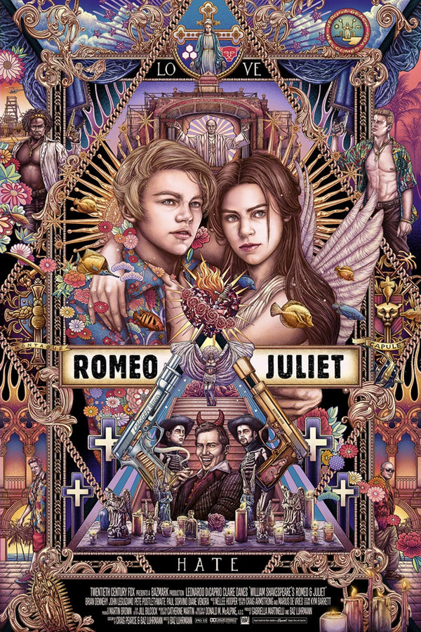 Romeo and Juliet by Ise Ananphada, 24" x 36" Screen Print