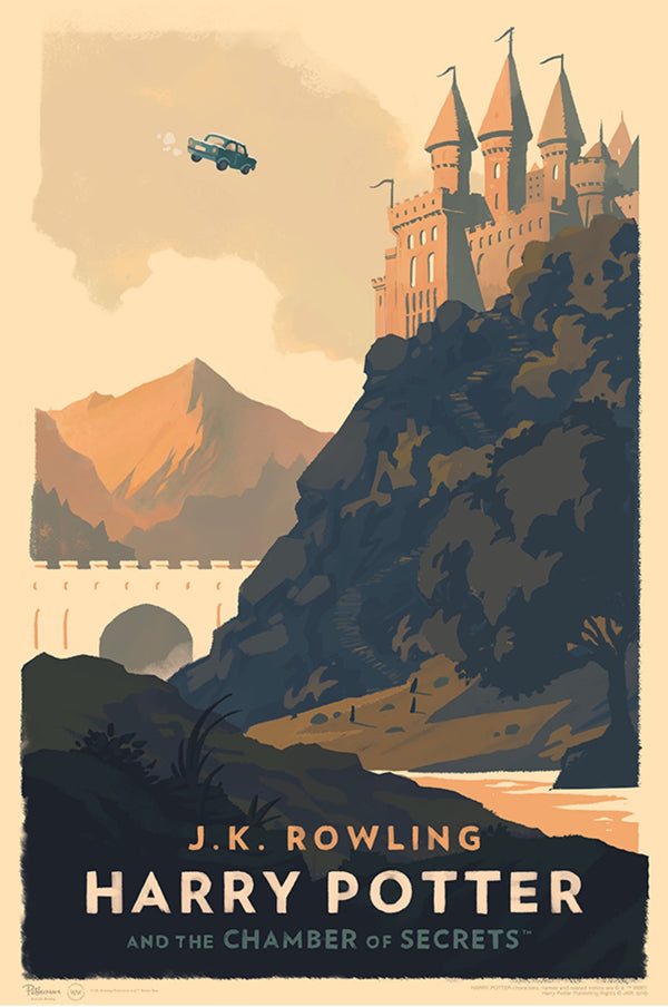 Harry Potter and the Chamber of Secrets by Olly Moss, 16" x 24" Fine Art Giclee