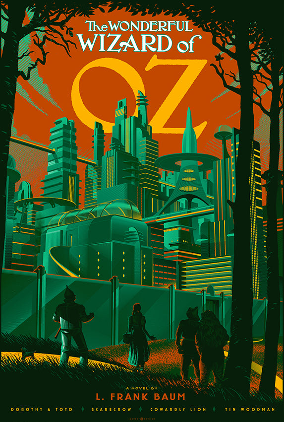 The Wizard of Oz by Laurent Durieux, 24" x 36" Screen Print