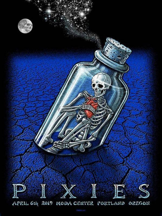 Pixies Portland 2019 by Emek, 18" x 24" Screen Print