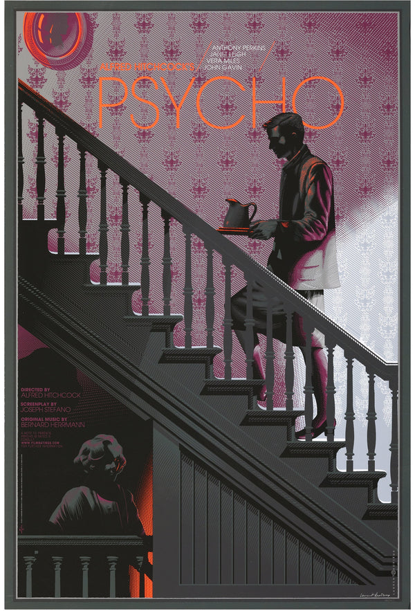 Psycho Variant by Laurent Durieux, 24" x 36" Screen Print
