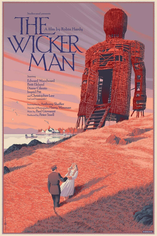 The Wicker Man by Laurent Durieux, 24" x 36" Screen Print