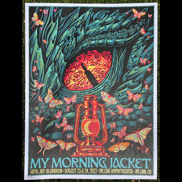 My Morning Jacket Dillon 2022 by Todd Slater, 18" x 24" Screen Print