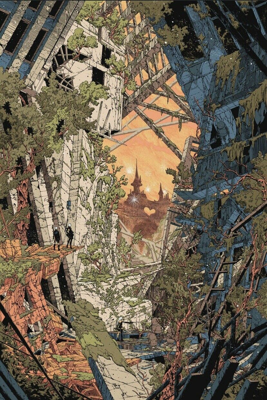 Nier: Automata by Kilian Eng, 24" x 36" Screen Print