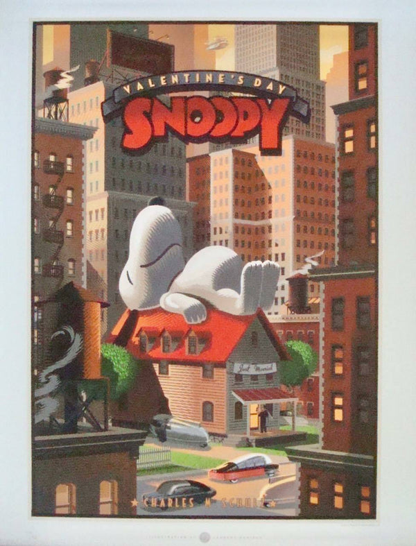 Snoopy Just Married by Laurent Durieux, 18" x 24" Fine Art Giclee