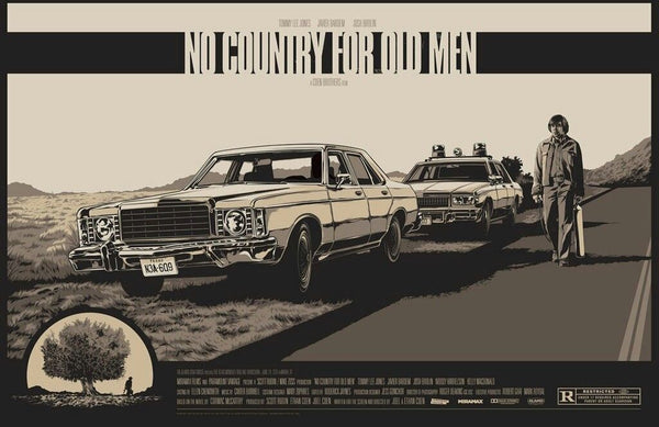 No Country for Old Men by Ken Taylor, 36" x 24" Screen Print