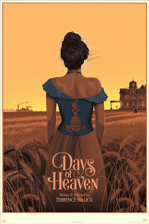 Days Of Heaven by Laurent Durieux, 24" x 36" Screen Print