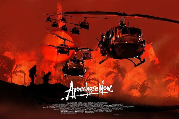 Apocalypse Now by Jock, 36" x 24" Screen Print