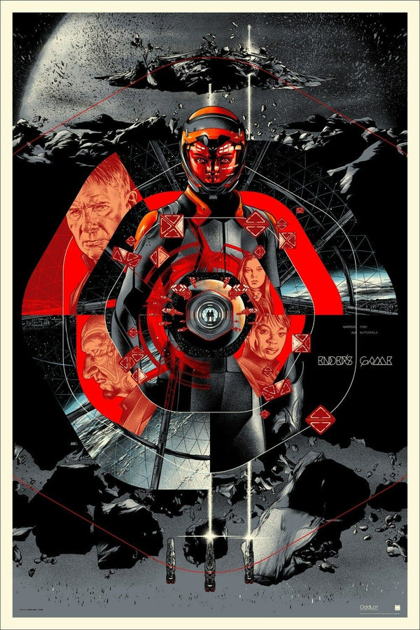 Ender's Game by Martin Ansin, 24" x 36" Screen Print