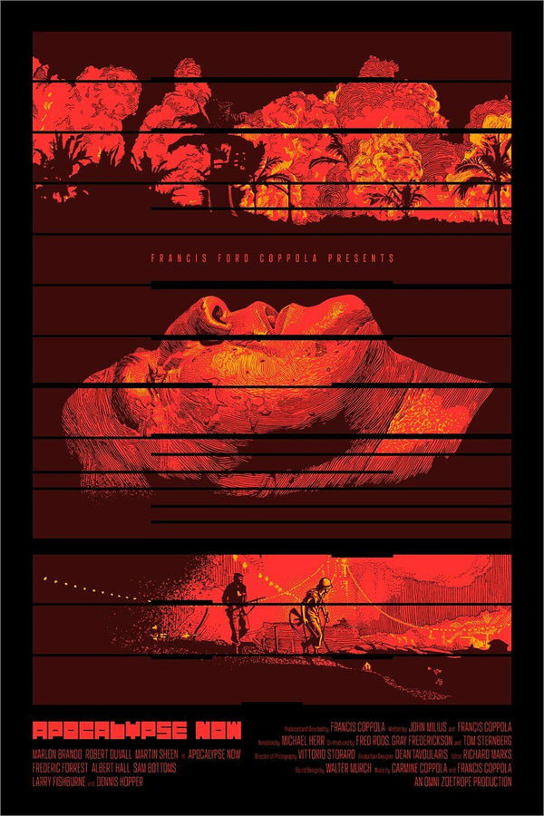Apocalypse Now by Alberto Russo, 24" x 36" Screen Print