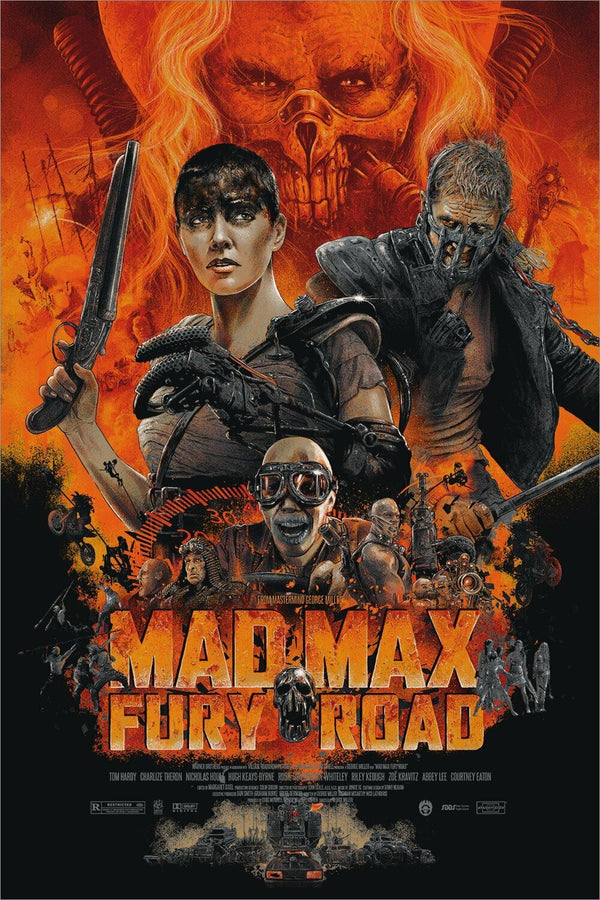 Mad Max: Fury Road by Vance Kelly, 24" x 36" Screen Print