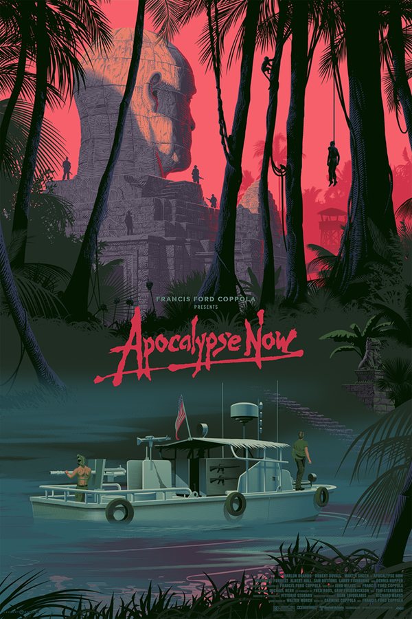 Apocalypse Now (Jungle) by Laurent Durieux, 24" x 36" Screen Print