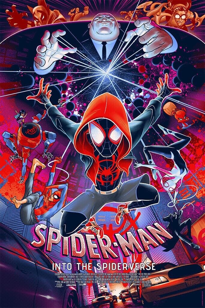 Spiderman Into the Spider-Verse Poster - Affiche de film