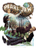 Pearl Jam Denver 2020 by Zeb Love, 18" x 24" Screen Print