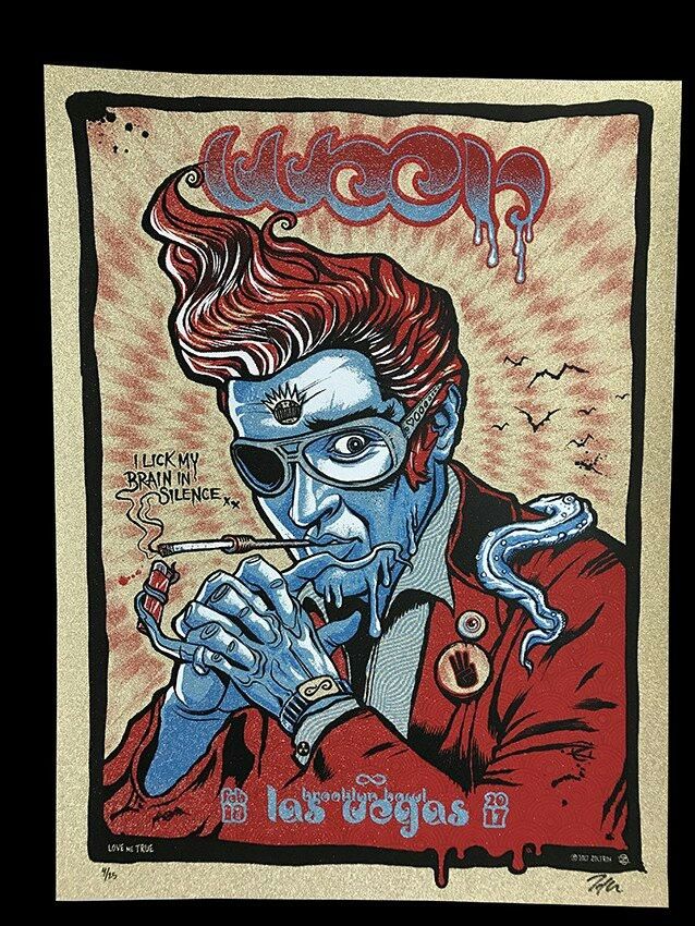 Ween Las Vegas 2017 by Zoltron, 18" x 24" Screen Print