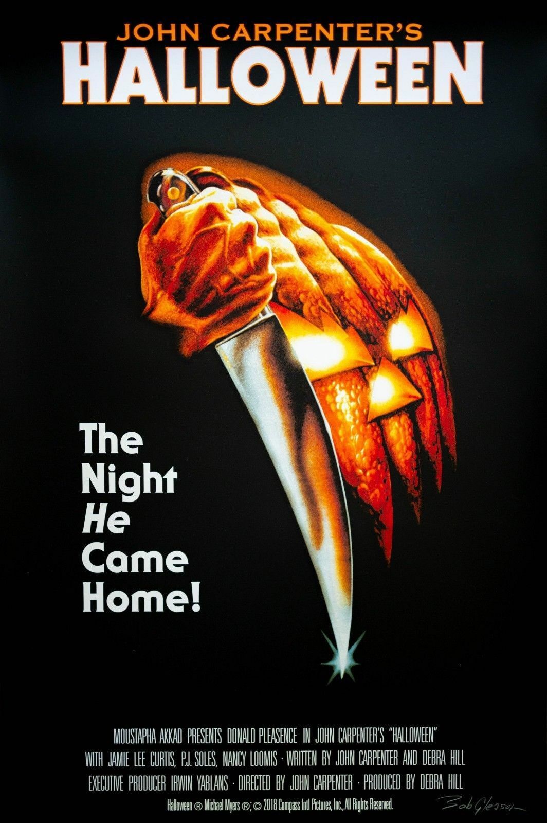 Halloween by Bob Gleason, 24" x 36" Screen Print