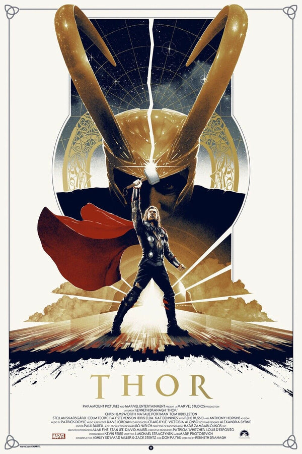 Thor by Matt Ferguson, 24" x 36" Screen Print