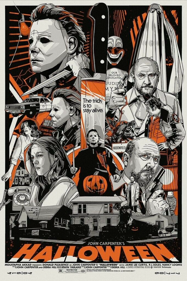 Halloween by Tyler Stout, 24" x 36" Screen Print