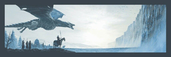 Game of Thrones by Mark Englert, 36" x 12" Screen Print