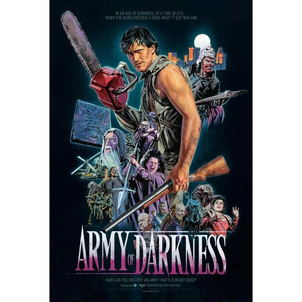 Army of Darkness by Paul Mann, 24" x 36" Screen Print