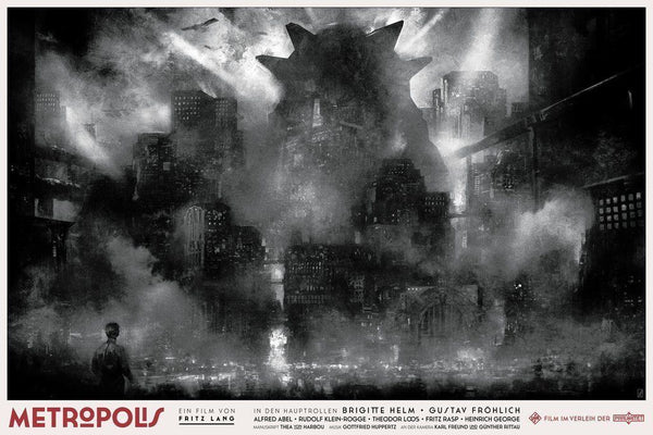 Metropolis (variant) by Karl Fitzgerald, 36" x 24" Screen Print