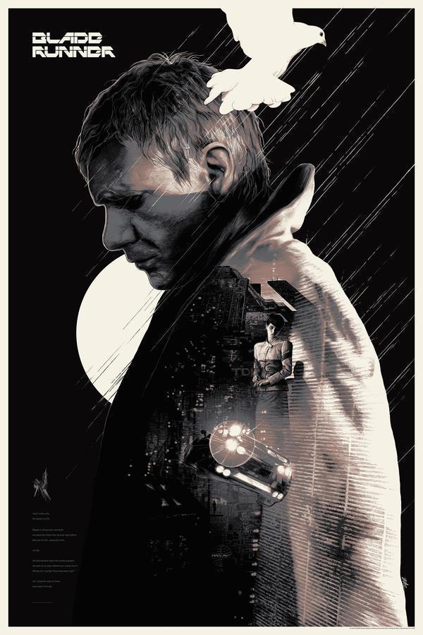 Blade Runner by Gabz, 24" x 36" Screen Print